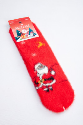 Шкарпетки жіночі новорічні норка